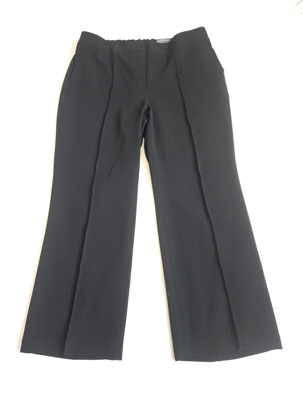 Talbots Nwt Easy Travel Wide Leg Pant Pants Trousers Lined Black 16W